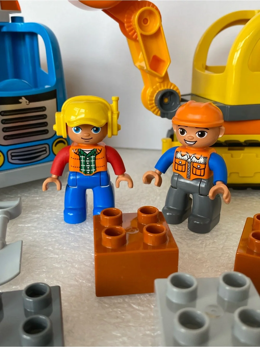 LEGO DUPLO Town Truck & Tracked Excavator (10812) Construction Set